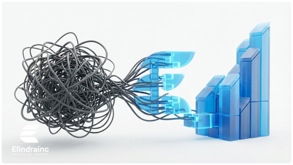 7 langkah framework Elindrainc dalam membangun sistem software internal yang scalable